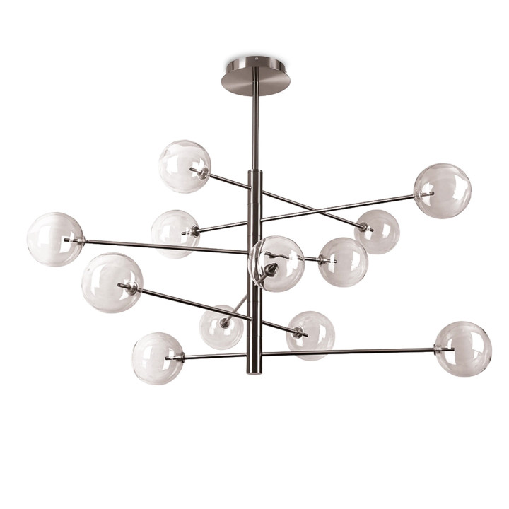 Equinoxe SP12 - Ideal Lux - lampa wisząca – kolor Dymny cieniowany (nr kat. 345390)
