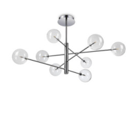 Equinoxe SP8 - Ideal Lux - lampa wisząca – kolor Chrom (nr kat. 275178)
