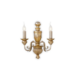 Firenze AP2 - Ideal Lux - kinkiet – kolor Złoty (nr kat. 020846)