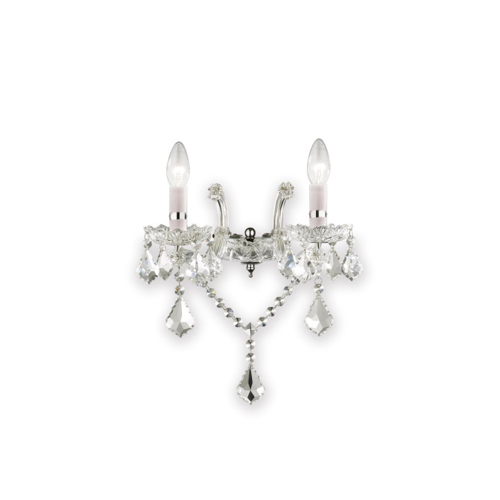 Florian AP2 - Ideal Lux - kinkiet – kolor Chrom (nr kat. 035642)