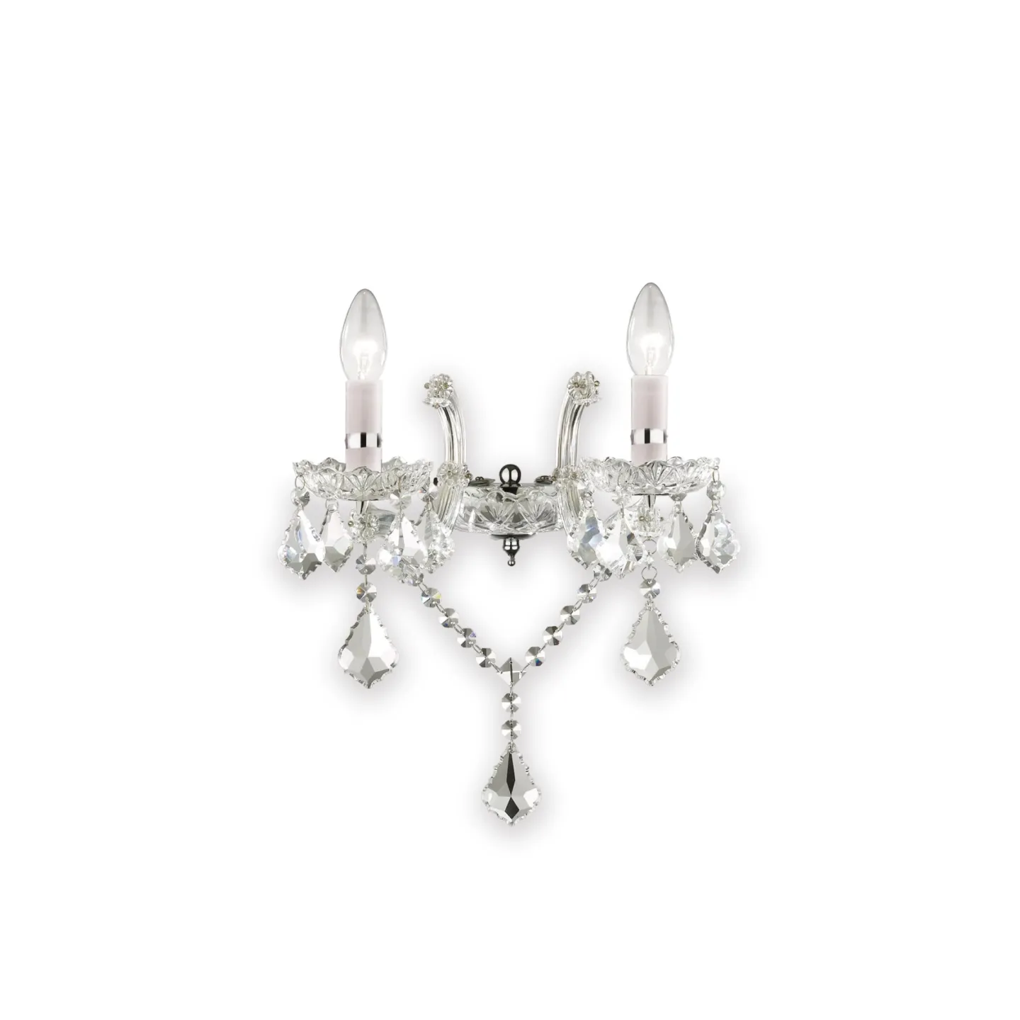 Florian AP2 - Ideal Lux - kinkiet – kolor Chrom (nr kat. 035642)