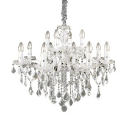 Florian SP12 - Ideal Lux - lampa wisząca – kolor Chrom (nr kat. 035604)