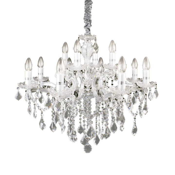 Florian SP12 - Ideal Lux - lampa wisząca – kolor Chrom (nr kat. 035604)