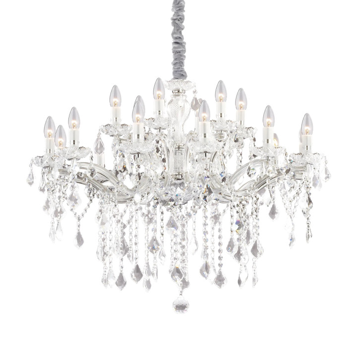 Florian SP18 - Ideal Lux - lampa wisząca – kolor Chrom (nr kat. 075150)