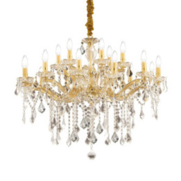 Florian SP18 - Ideal Lux - lampa wisząca – kolor Złoty (nr kat. 075181)