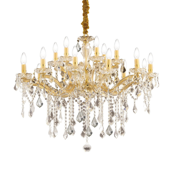 Florian SP18 - Ideal Lux - lampa wisząca – kolor Złoty (nr kat. 075181)