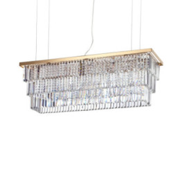 Martinez SP8 - Ideal Lux - lampa wisząca – kolor Złoty (nr kat. 213583)