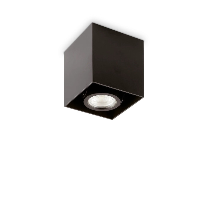 Mood PL1 D09 Square - Ideal Lux - plafon – kolor Czarny (nr kat. 243948)