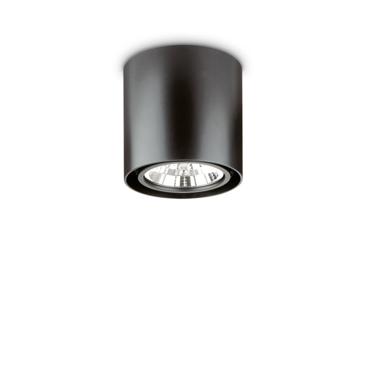 Mood PL1 D15 Round - Ideal Lux - plafon – kolor Czarny (nr kat. 243450)