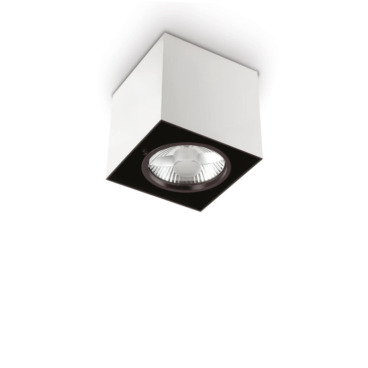 Mood PL1 D15 Square - Ideal Lux - plafon – kolor Biały (nr kat. 140933)