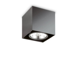 Mood PL1 D15 Square - Ideal Lux - plafon – kolor Czarny (nr kat. 243931)