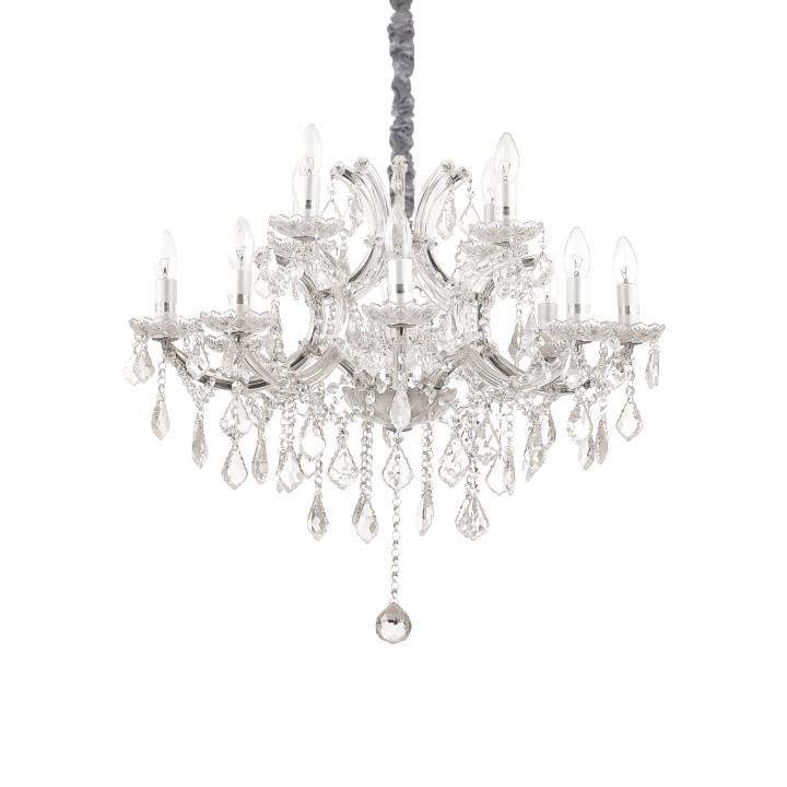 Napoleon SP12 - Ideal Lux - lampa wisząca – kolor Chrom (nr kat. 167251)