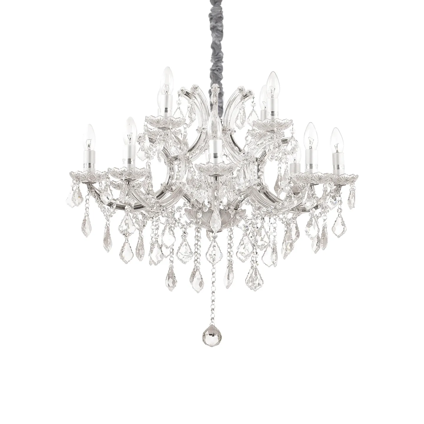 Napoleon SP12 - Ideal Lux - lampa wisząca – kolor Chrom (nr kat. 167251)