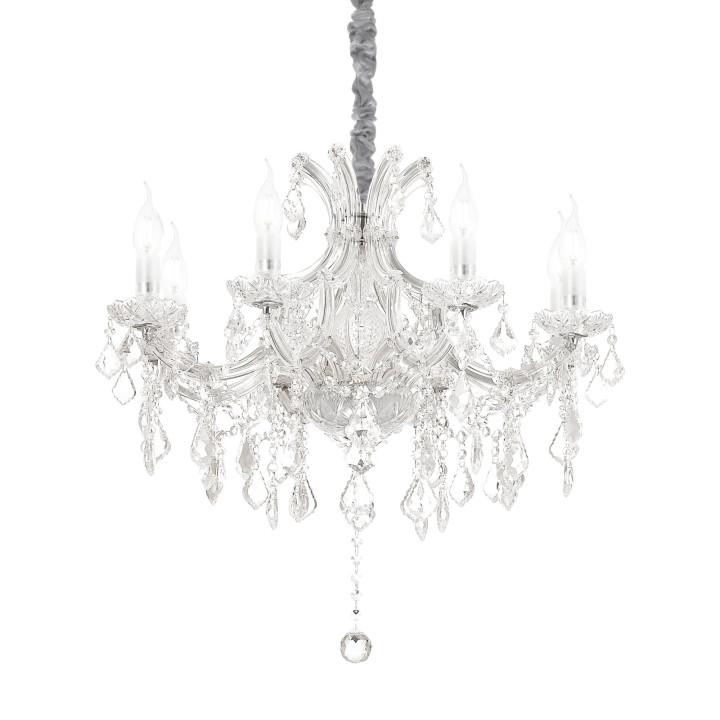 Napoleon SP8 - Ideal Lux - lampa wisząca – kolor Chrom (nr kat. 167244)