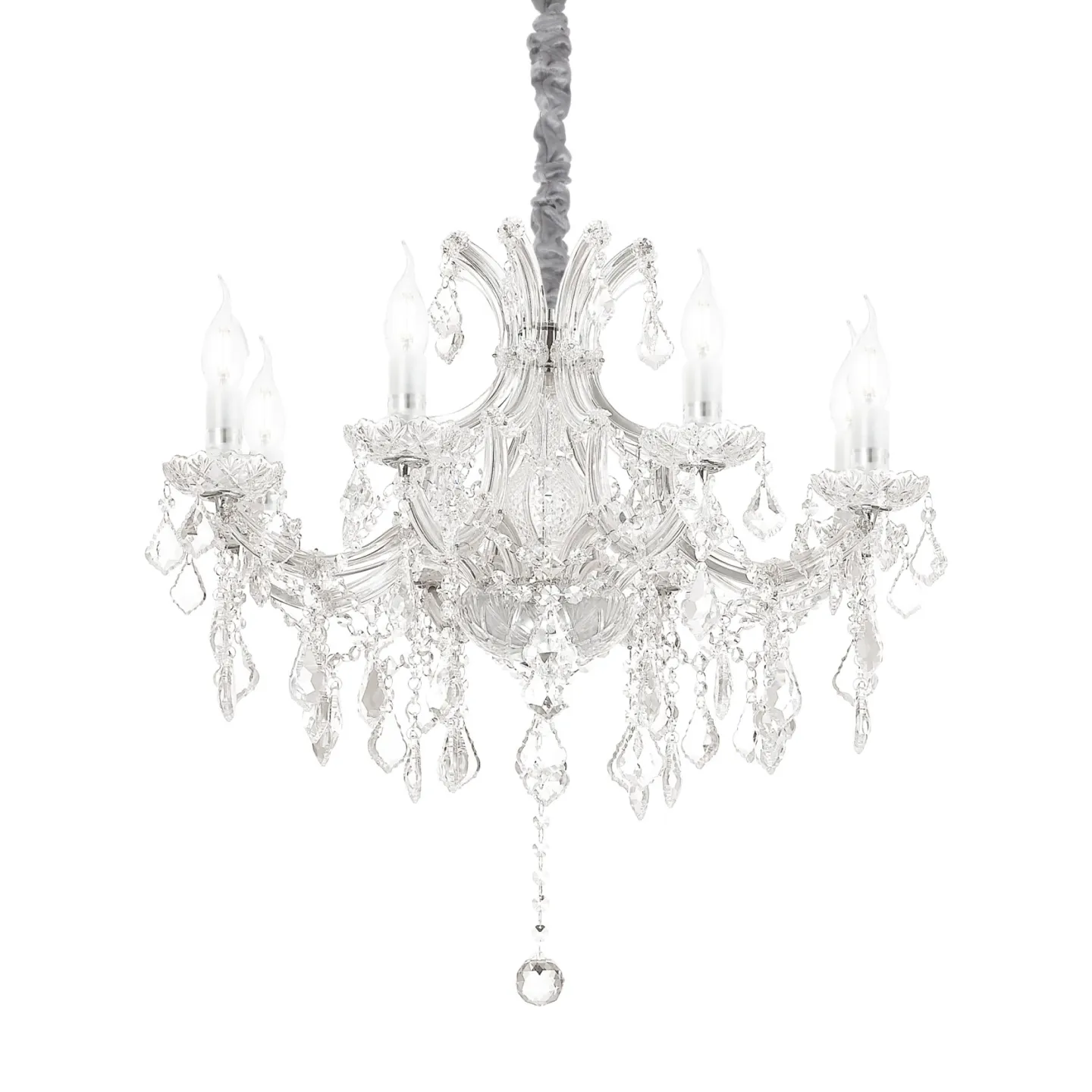 Napoleon SP8 - Ideal Lux - lampa wisząca – kolor Chrom (nr kat. 167244)