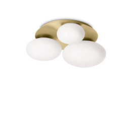 Ninfea PL3 - Ideal Lux - plafon – kolor Mosiądz (nr kat. 293660)