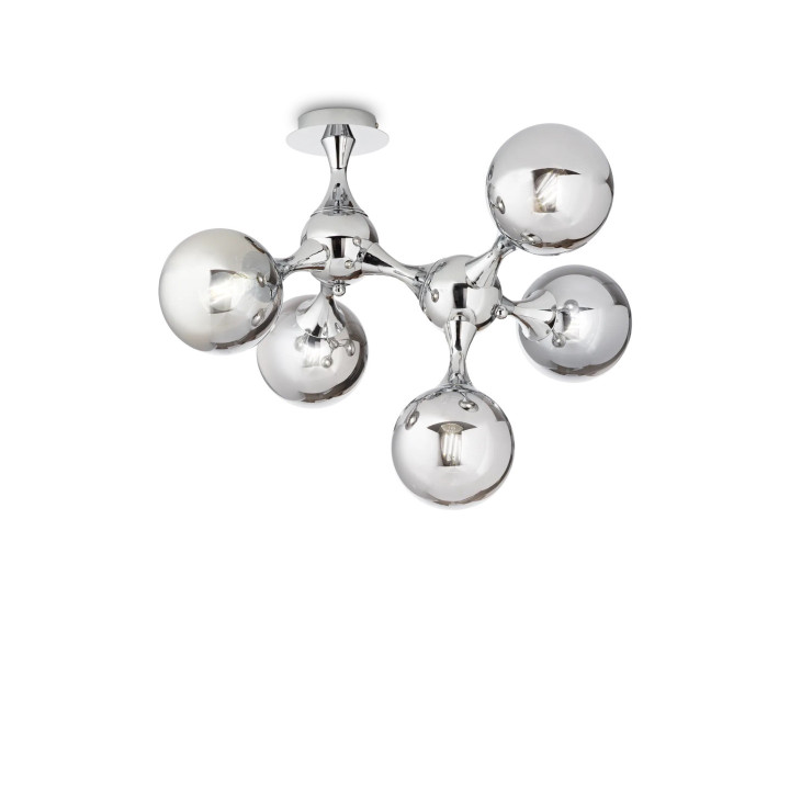 Nodi PL5 - Ideal Lux - plafon – kolor Chrom (nr kat. 200484)