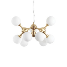 Nodi SP9 - Ideal Lux - lampa wisząca – kolor Mosiądz (nr kat. 241036)