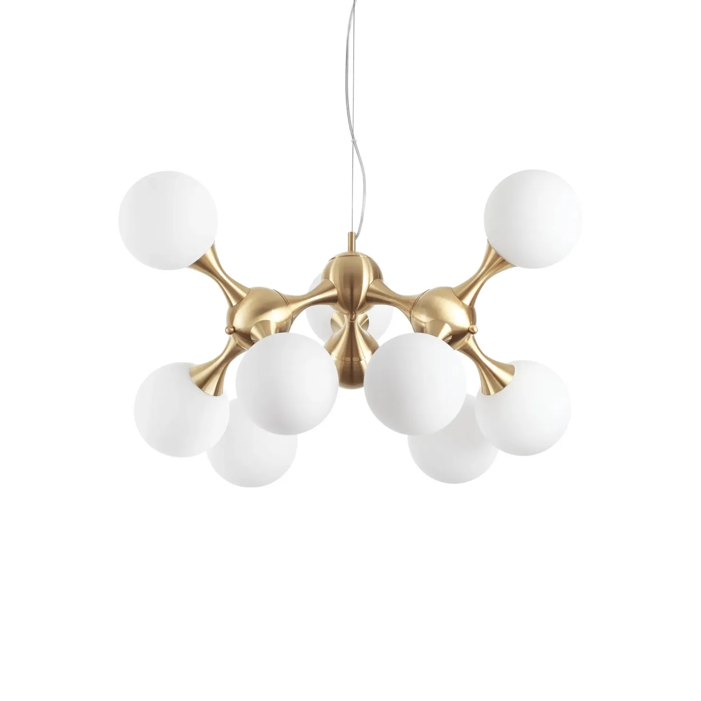 Nodi SP9 - Ideal Lux - lampa wisząca – kolor Mosiądz (nr kat. 241036)