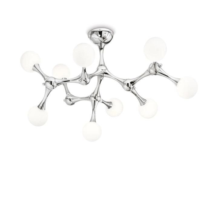 Nodino PL9 - Ideal Lux - plafon – kolor Chrom (nr kat. 133393)