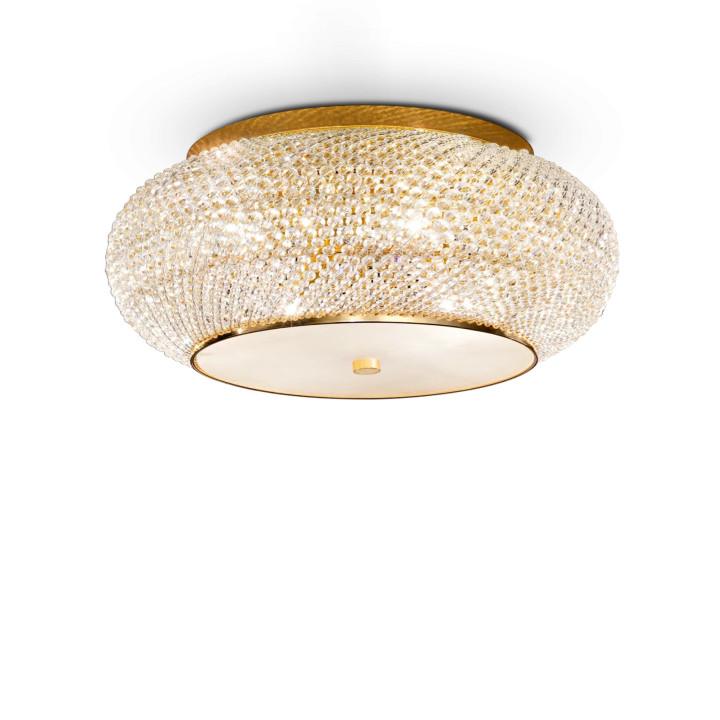 Pasha' PL10 - Ideal Lux - plafon – kolor Złoty (nr kat. 100791)