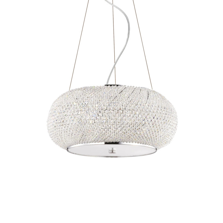 Pasha' SP6 - Ideal Lux - lampa wisząca – kolor Chrom (nr kat. 082158)