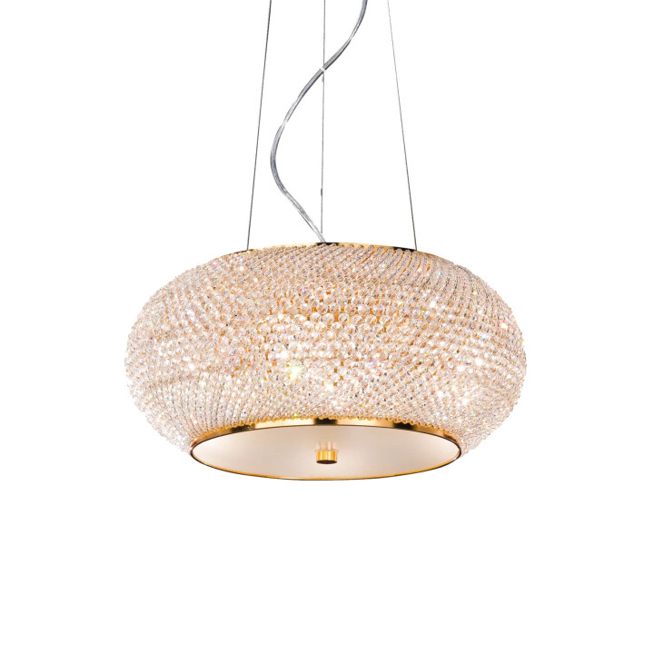 Pasha' SP6 - Ideal Lux - lampa wisząca – kolor Złoty (nr kat. 082172)