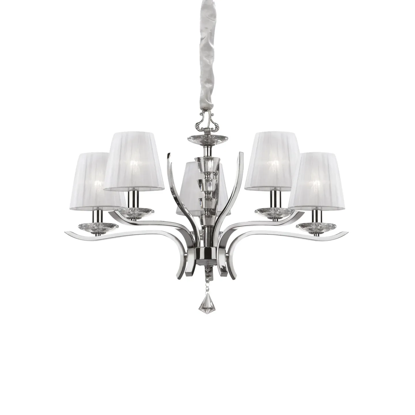 Pegaso SP5 - Ideal Lux - lampa wisząca – kolor Biały (nr kat. 066448)