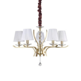 Pegaso SP5 - Ideal Lux - lampa wisząca – kolor Mosiądz (nr kat. 197722)