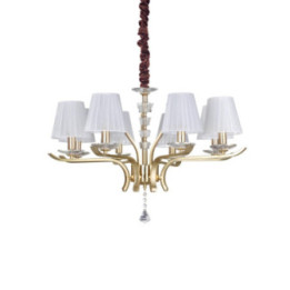 Pegaso SP8 - Ideal Lux - lampa wisząca – kolor Mosiądz (nr kat. 197739)