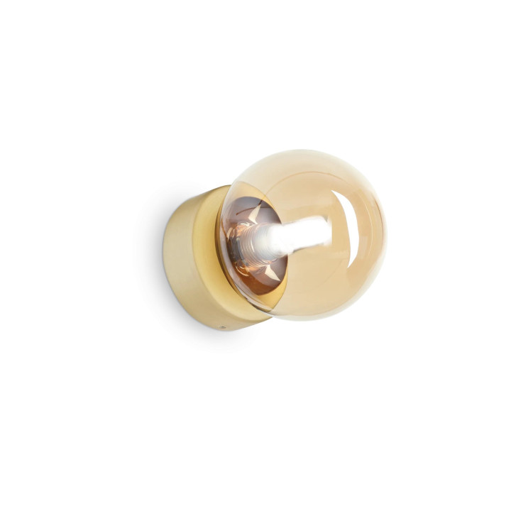 Perlage AP1 - Ideal Lux - kinkiet – kolor Bursztynowy (nr kat. 317809)