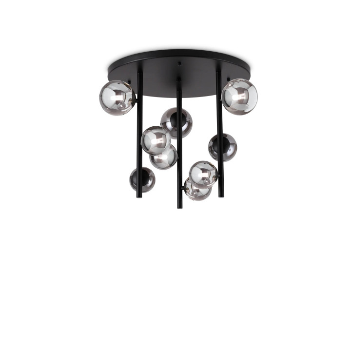 Perlage PL9 - Ideal Lux - plafon – kolor Dymny (nr kat. 328416)
