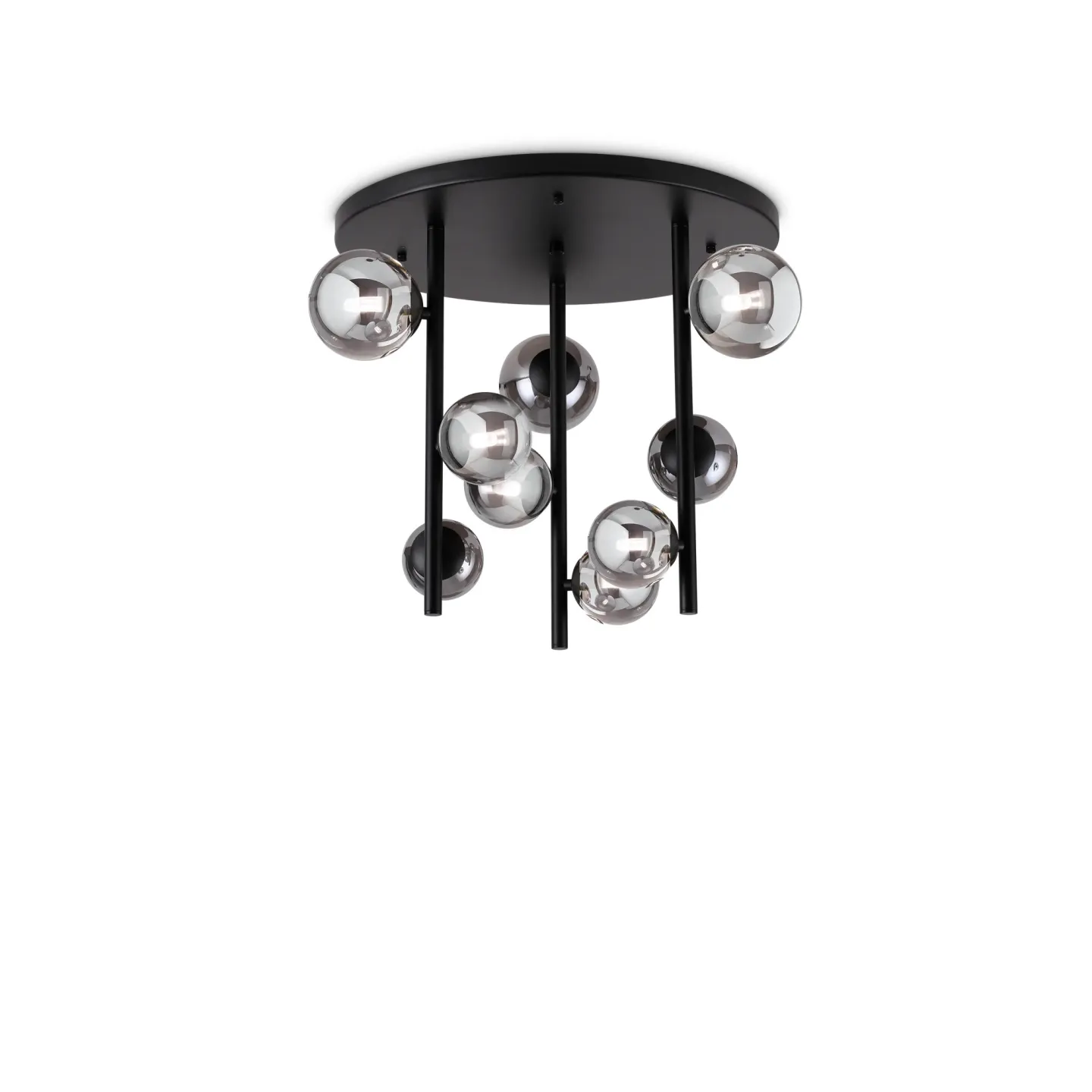 Perlage PL9 - Ideal Lux - plafon – kolor Dymny (nr kat. 328416)