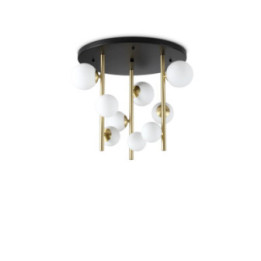 Perlage PL9 - Ideal Lux - plafon – kolor Biały (nr kat. 328423)