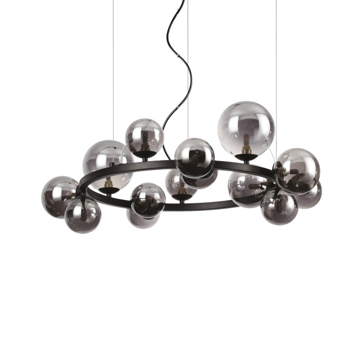 Perlage SP14 - Ideal Lux - lampa wisząca – kolor Dymny (nr kat. 271385)