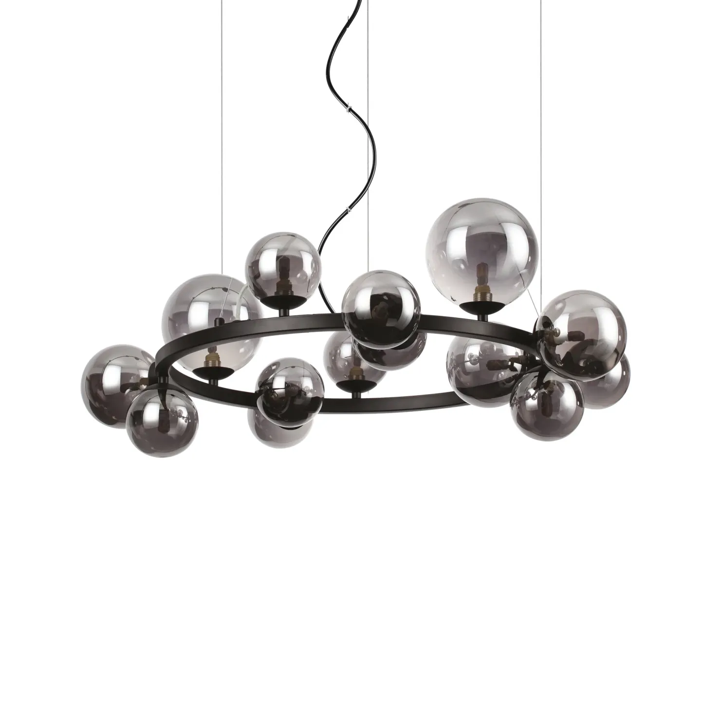 Perlage SP14 - Ideal Lux - lampa wisząca – kolor Dymny (nr kat. 271385)
