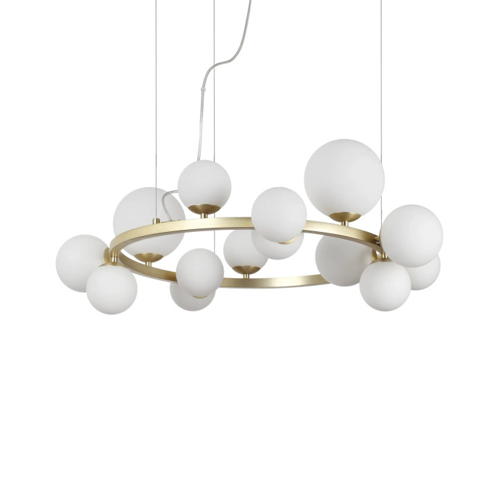 Perlage SP14 - Ideal Lux - lampa wisząca – kolor Biały (nr kat. 283814)