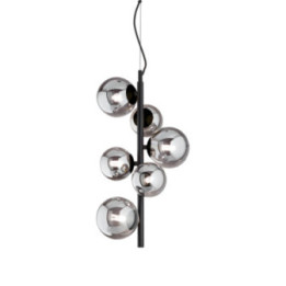 Perlage SP6 - Ideal Lux - lampa wisząca – kolor Dymny (nr kat. 271422)