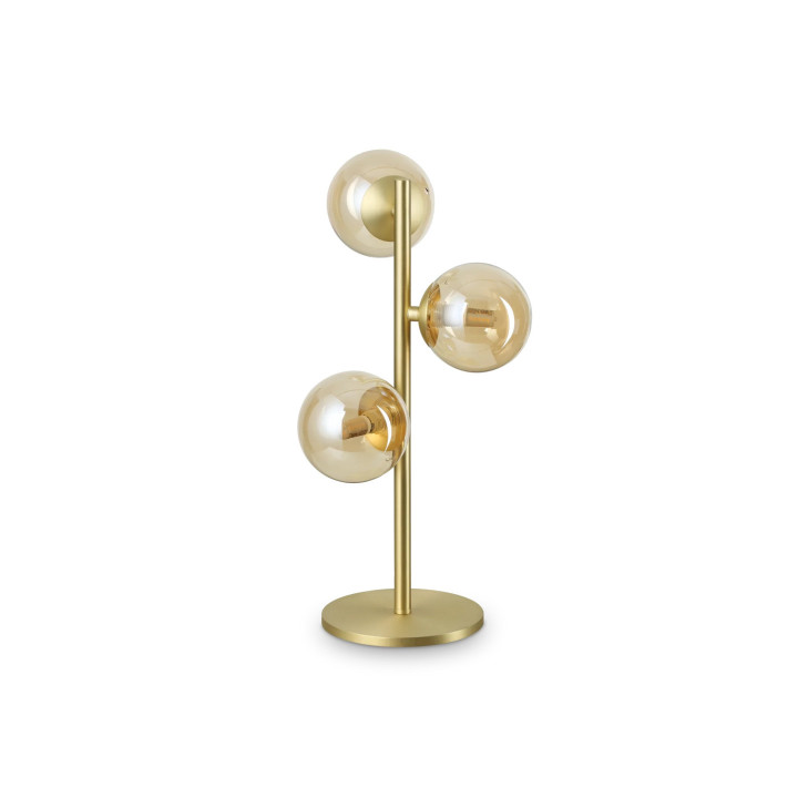 Perlage TL3 - Ideal Lux - lampa stołowa – kolor Bursztynowy (nr kat. 322759)