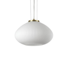 Plisse' SP1 D35 - Ideal Lux - lampa wisząca – kolor Mosiądz (nr kat. 264547)