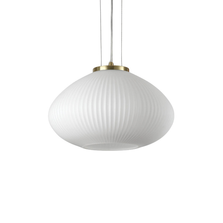 Plisse' SP1 D35 - Ideal Lux - lampa wisząca – kolor Mosiądz (nr kat. 264547)