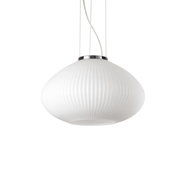 Plisse' SP1 D35 - Ideal Lux - lampa wisząca – kolor Chrom (nr kat. 285184)