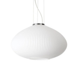 Plisse' SP1 D45 - Ideal Lux - lampa wisząca – kolor Chrom (nr kat. 264523)