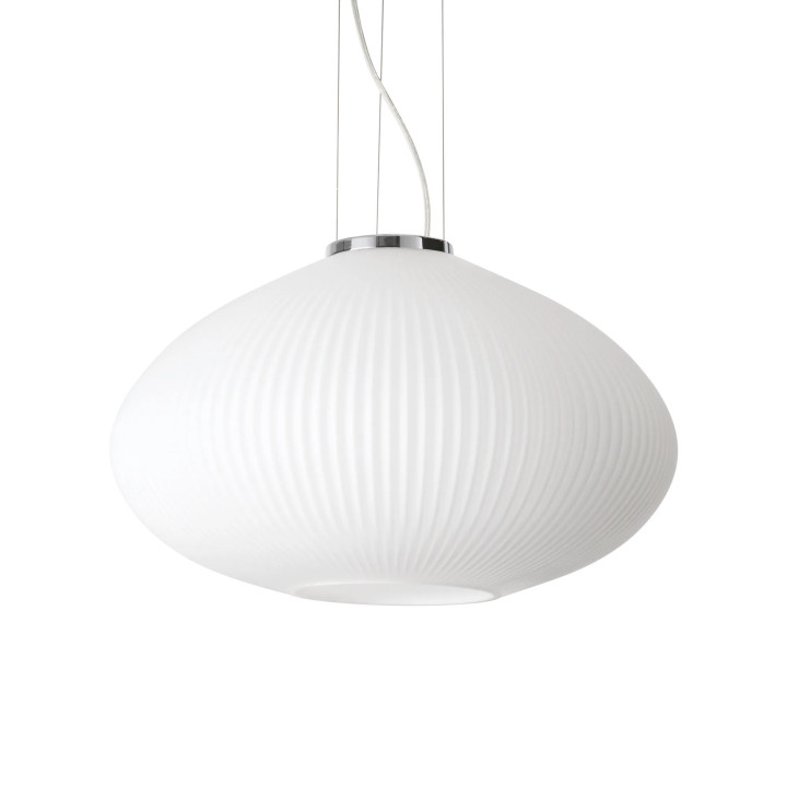 Plisse' SP1 D45 - Ideal Lux - lampa wisząca – kolor Chrom (nr kat. 264523)