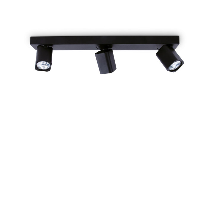Rudy PL3 Square - Ideal Lux - plafon – kolor Czarny (nr kat. 321516)