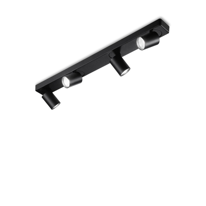 Rudy PL4 Round - Ideal Lux - plafon – kolor Czarny (nr kat. 229072)