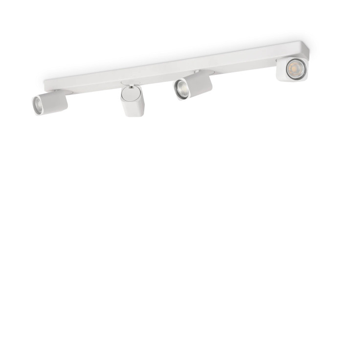 Rudy PL4 Square - Ideal Lux - plafon – kolor Biały (nr kat. 294827)