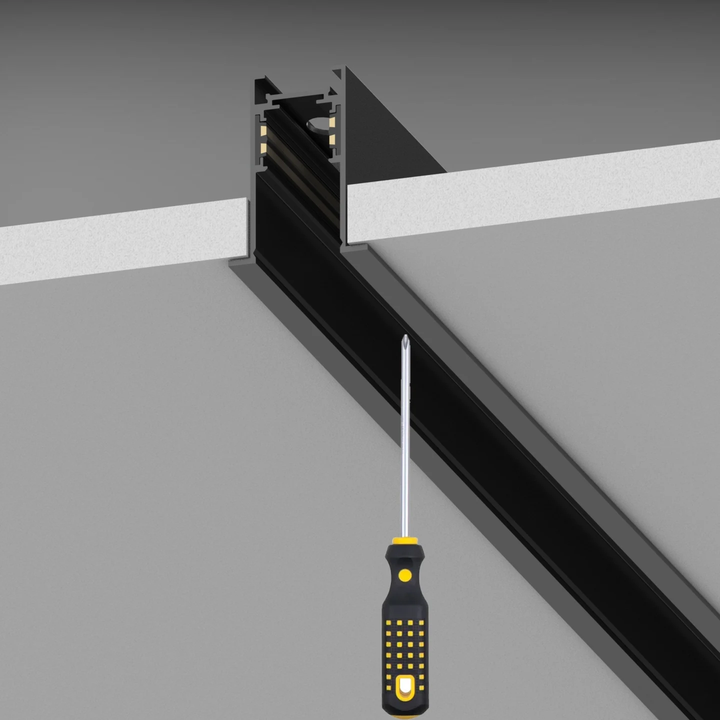 Ego Profile Recessed Trim 1000 Mm Bi - Ideal Lux - akcesoria techniczne – zdjęcie 2