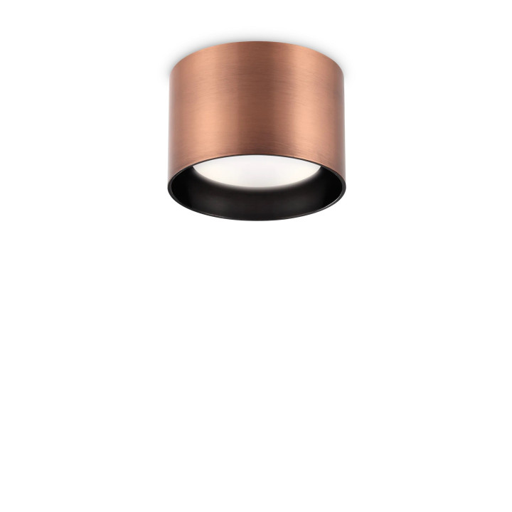 Spike PL1 Round - Ideal Lux - plafon – kolor Miedź (nr kat. 310893)