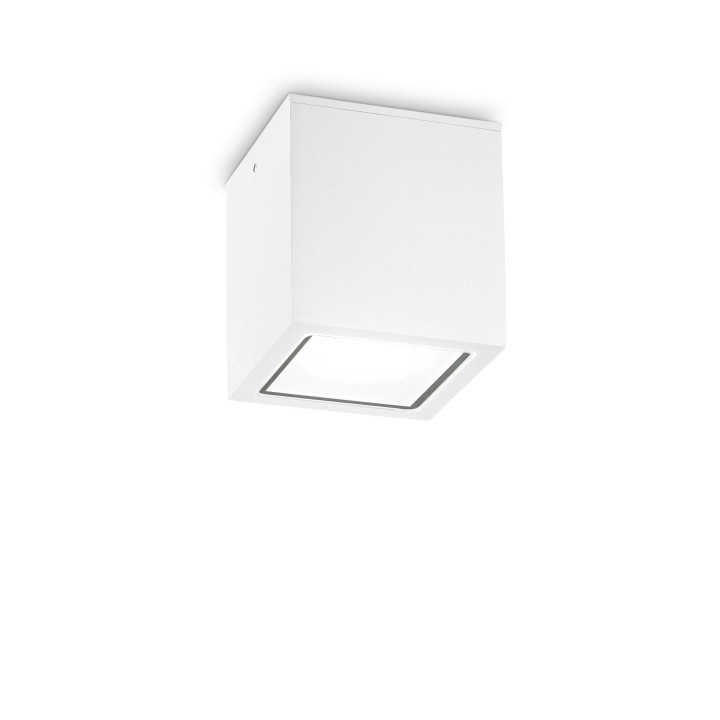 Techo PL1 Square D15 - Ideal Lux - plafon zewnętrzny – kolor Biały (nr kat. 251523)